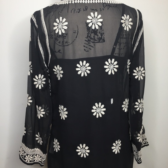 Soft surroundings sheer shift dress - Picture 7 of 7